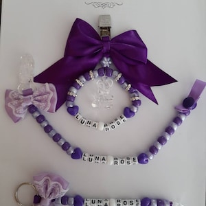 Circle pram charm matching dummy clip and nappy bag charm