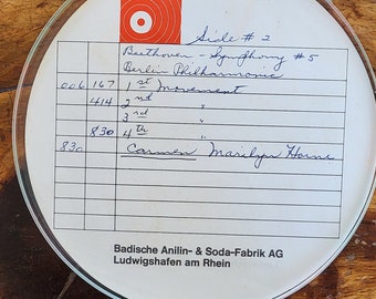 Rare Vintage BASF Audio 7 " Reel to Reel Tape w/ Beethoven-Berlin Philharmonic  and Marilyn Horne Vol #4