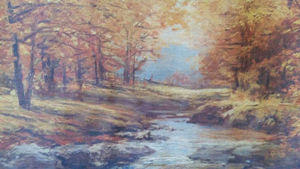 Vintage Robert Wood 1959 Autumn Leaves Woods | Etsy