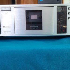 Rare Silver Vintage NAKAMICHI BX-100 2-Head Cassette Deck, 1 Owner, Original Manual