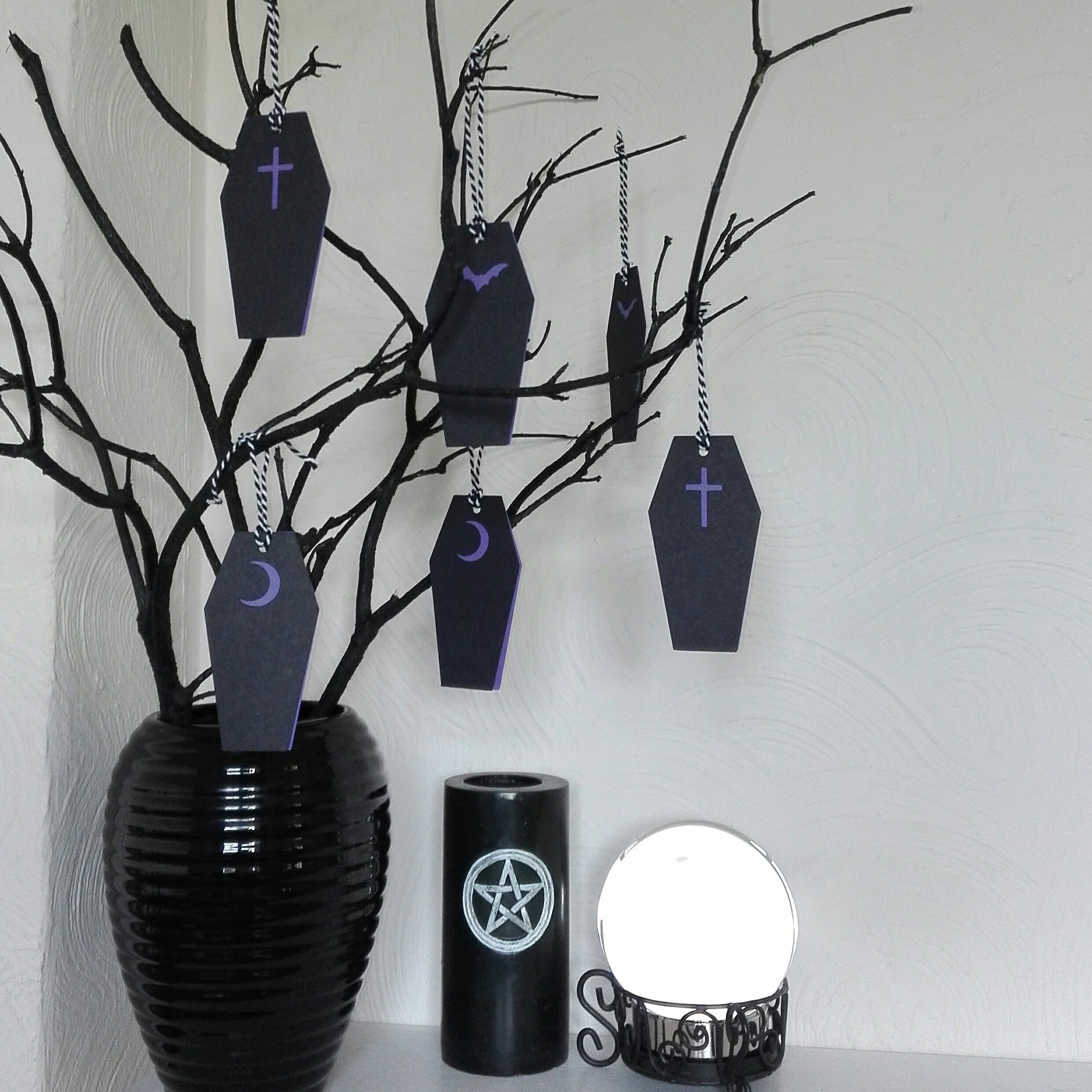 Gothic Christmas Tree Decorations Coffins Spooky Gothabilly - Etsy UK