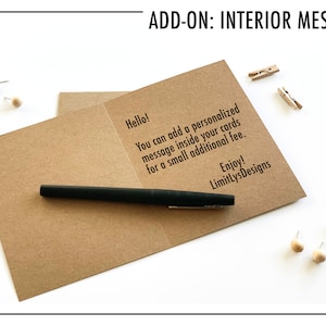 Add-On: Personalized Interior Message