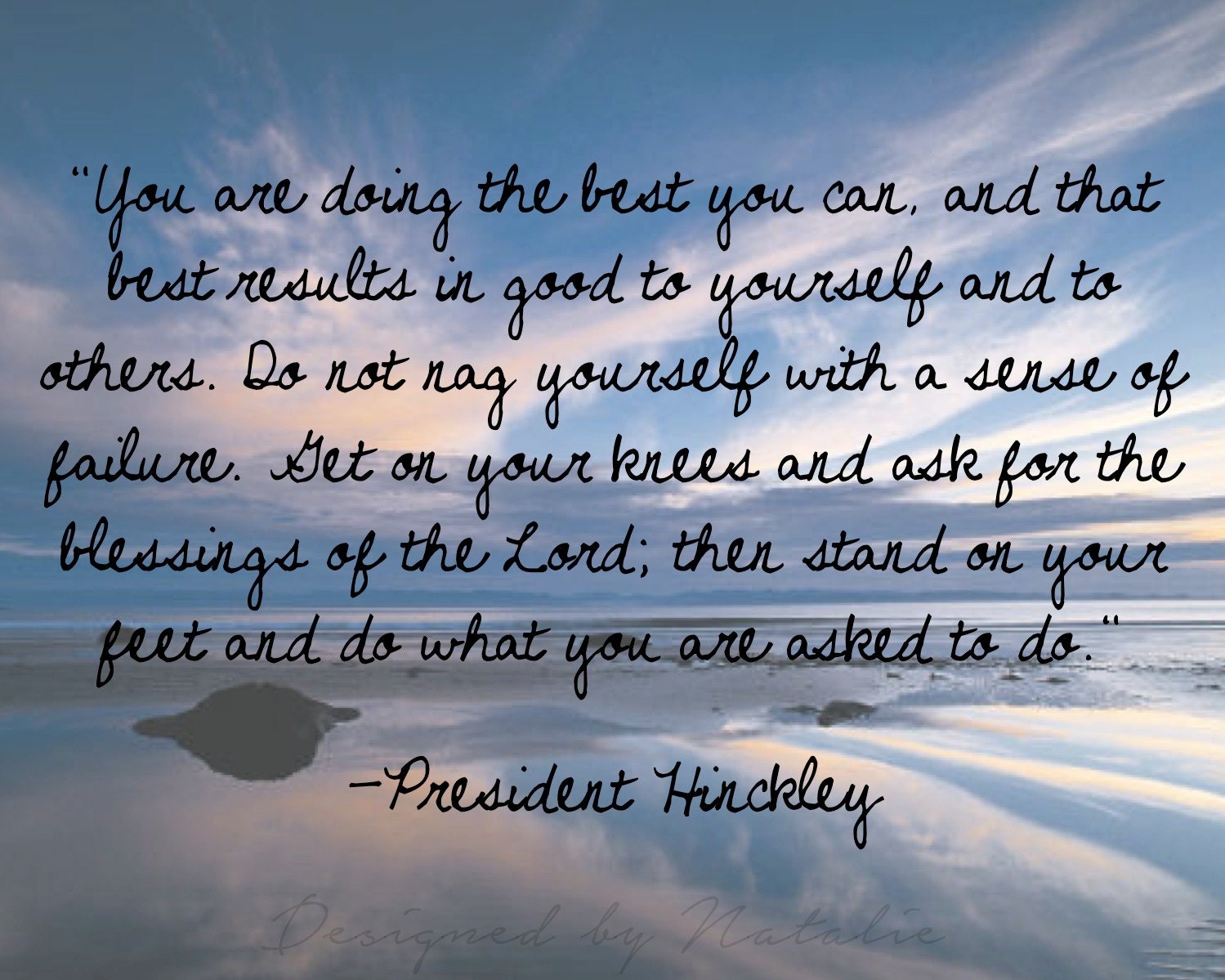 Missionary Quote LDS Mormon Hinckley You Are Doing the Best You Can  Downloadable Printable Instant Download JPG JPEG Stand on Your Feet - Etsy, image size:1499x1199