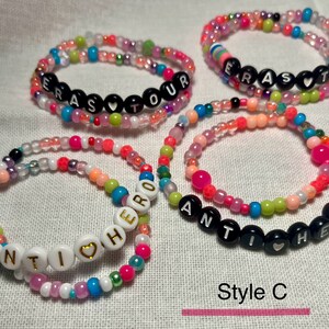 Swiftie friendship bracelet