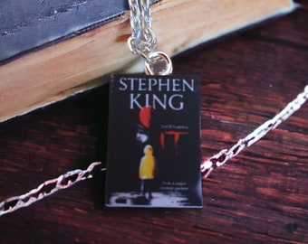 Stephen King It horror Book Novel Necklace