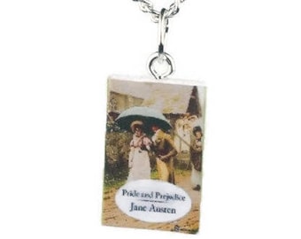 Jane Austen's Pride and Prejudice Book Necklace