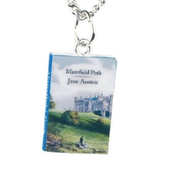 Jane Austen's Mansfield Park Book Necklace