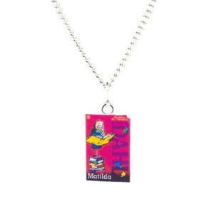 Matilda Book Novel Necklace Dahl