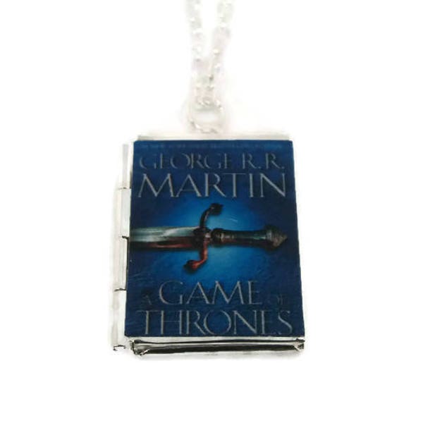 Game of thrones Book Locket Necklace