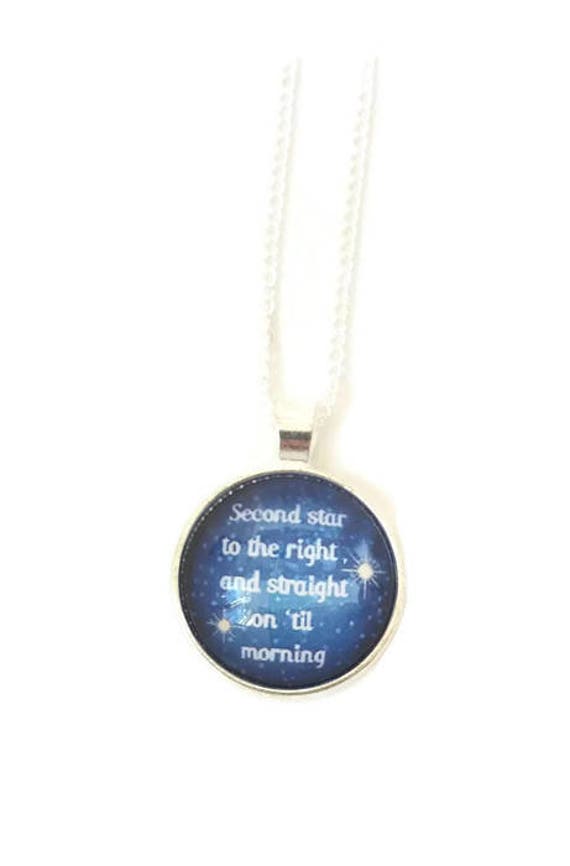 Peter Pan Quote Necklace - Etsy 