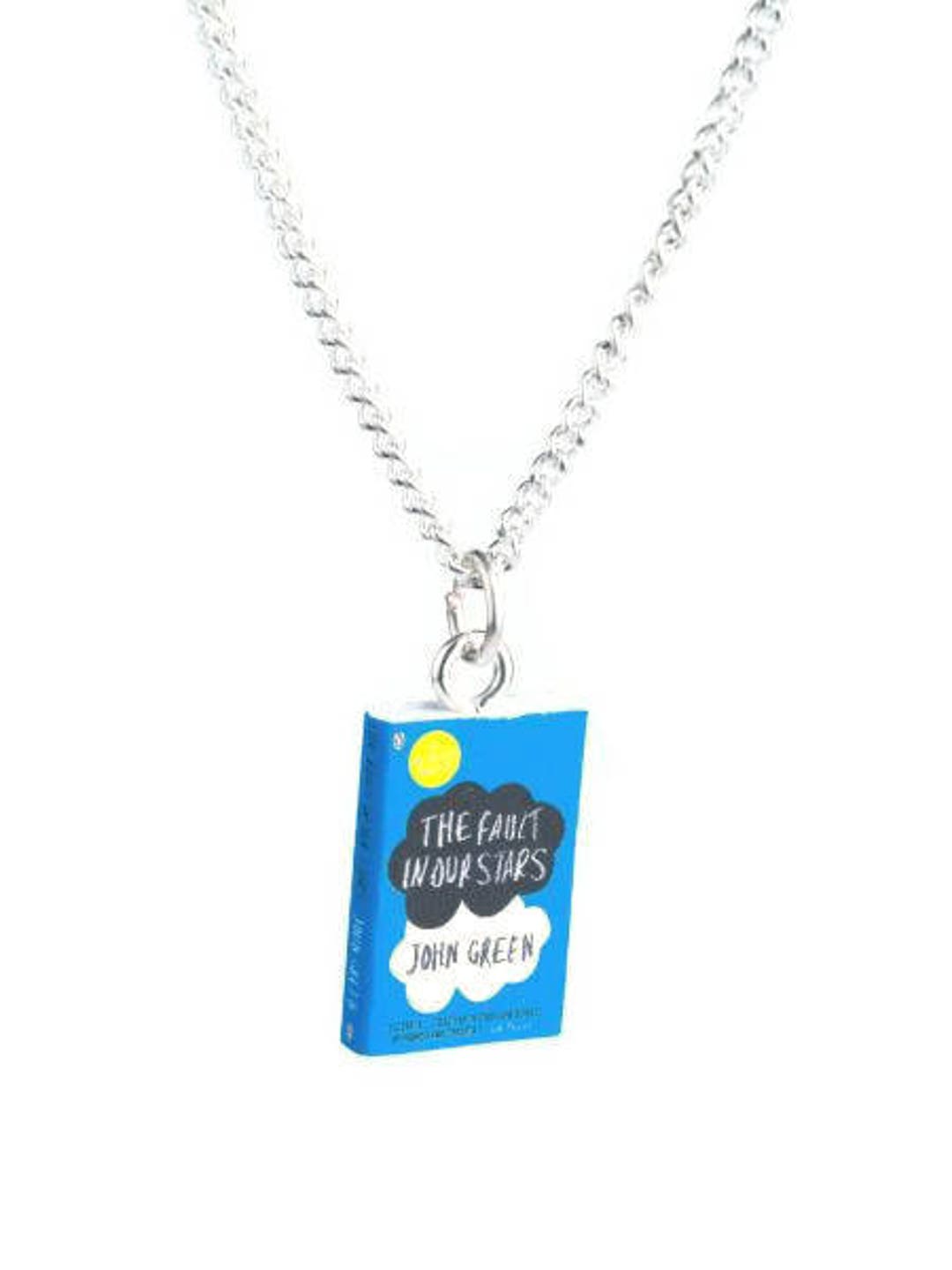 The Fault in Our Stars Book Novel Necklace Green Etsy UK