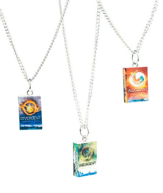 Divergent Inspired Trilogy Series Book Novel Necklace - Etsy