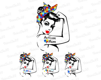 Download Free Autism Mom Etsy PSD Mockup Template