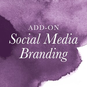 Social Media Banner and Avatar | Add-On Customization | Logo Add-On
