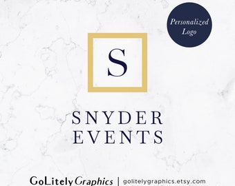 Modernes Logo, Monogramm Logo, individuelles Monogramm | Made For You Logo-Design | Vorgefertigtes personalisiertes Logo