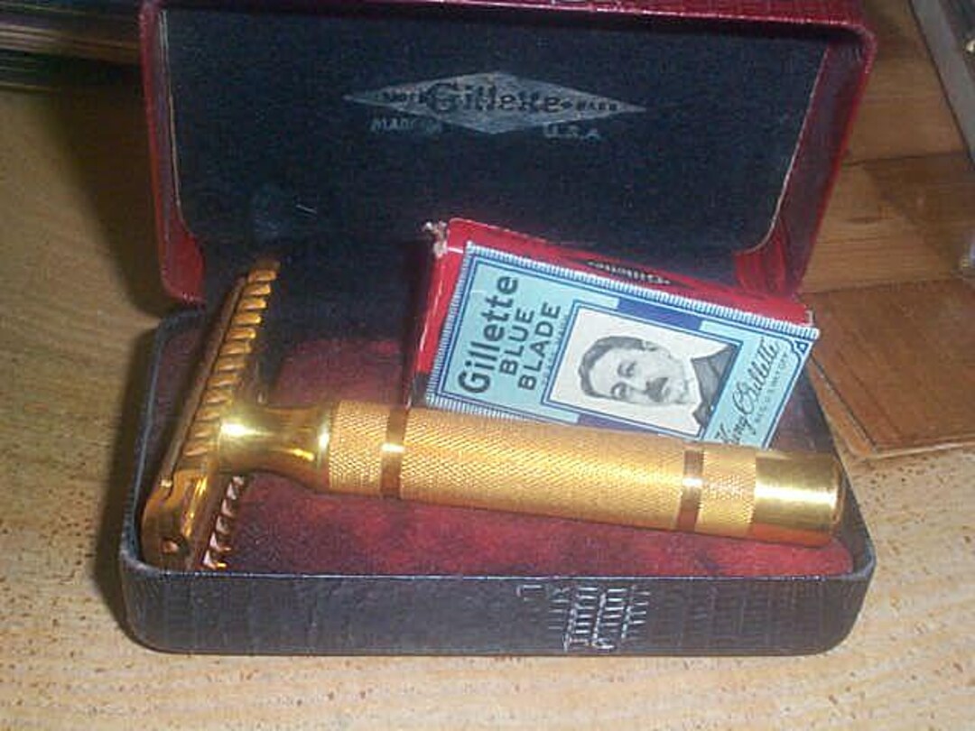 Gillette Razor Pyramid Box Gillette Gem Safety Razor in Box With Blades 1930s - Etsy