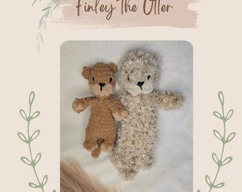 Finley the Otter Crochet Pattern | Easy Otter Crochet Pattern | Low Sew Otter Pattern | Cute Otter Pattern | Amigurumi Otter Crochet Pattern