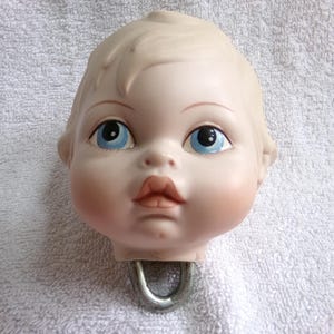 Poppenhoofd van 4,5 inch met gelaatstrekken Poppen maken: poppen maken