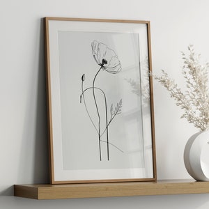 Buttercup Wall Art, Buttercup Digital Print, Floral Poster, Floral Artwork Poster, Botanical Print, Flower Wall Decor, Digital Wall Art