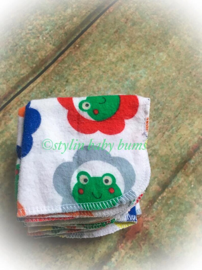 Lingettes Pour Bebe Grenouille Papier De Toilette En Tissu Etsy