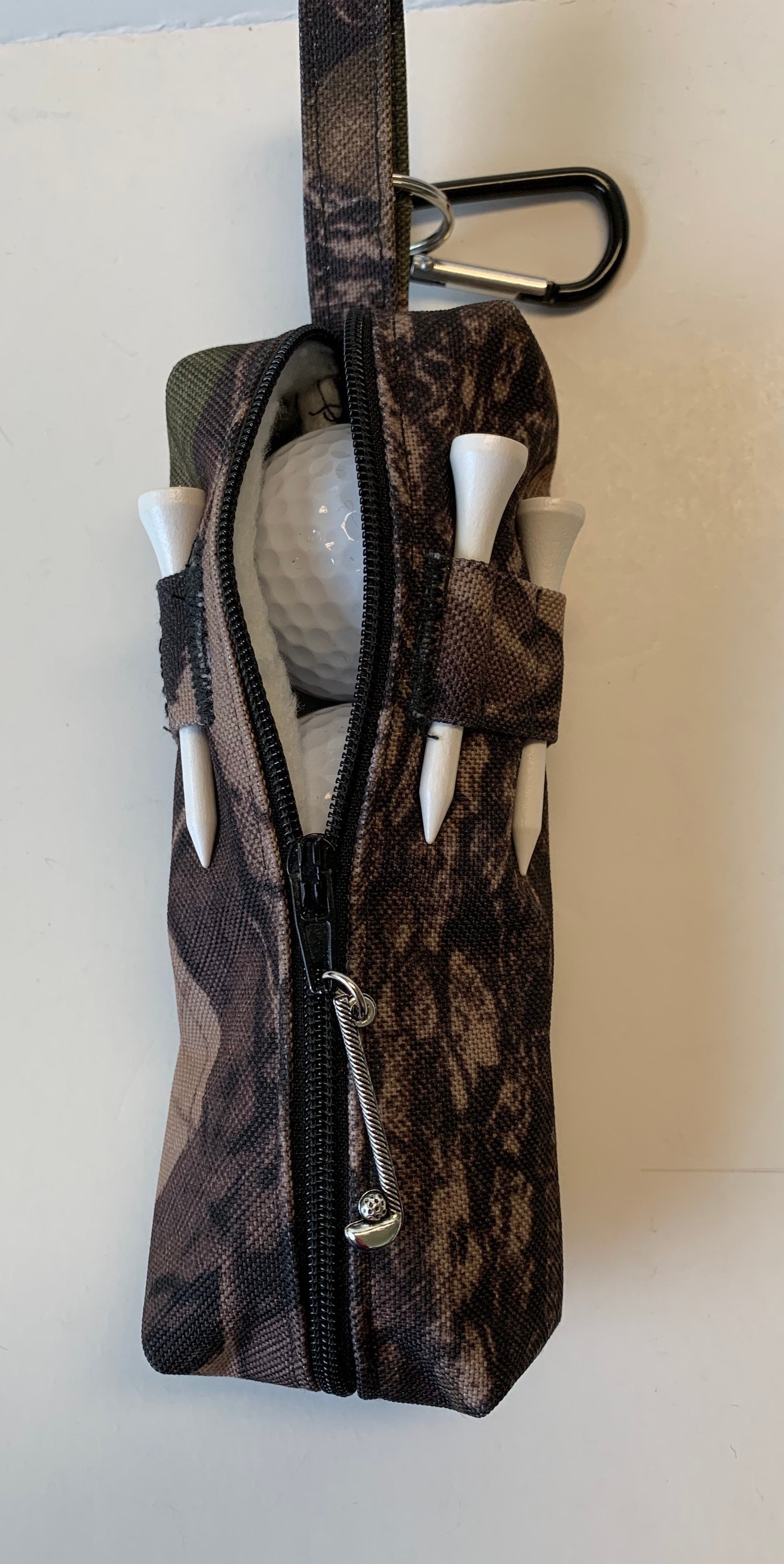 Mini golf caddy bag for 3 golf balls Canvas waterproof golf Etsy
