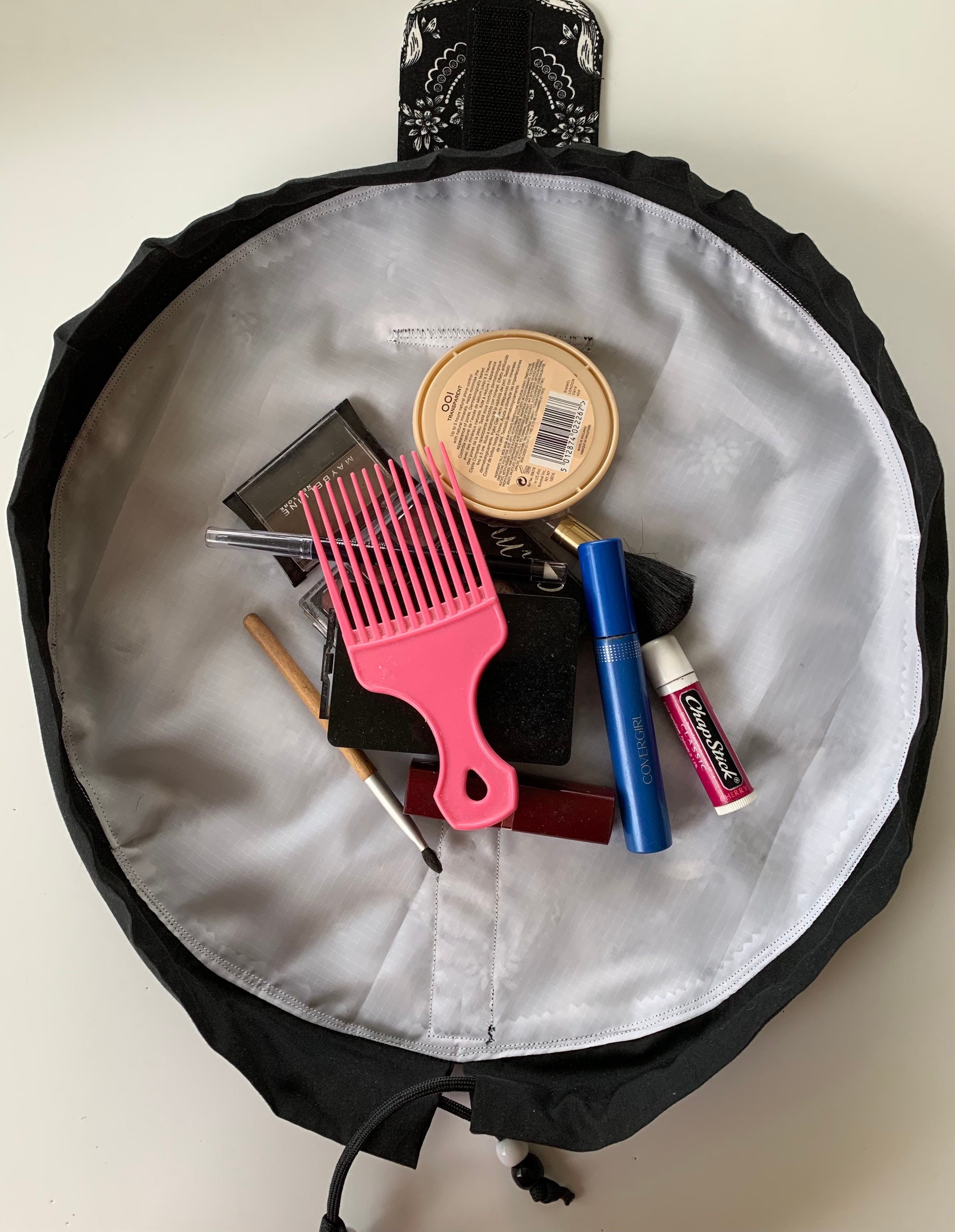 14 cosmetics round makeup bag drawstring cosmetics bag Etsy