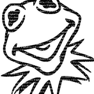 Kermit the Frog SVG - Decal - Sticker