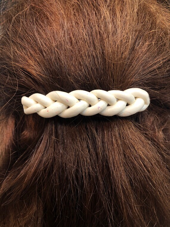 Custom Braided Barrettes Etsy