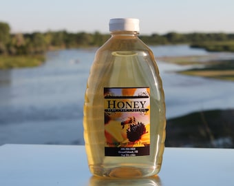 Raw Honey Pure Natural Nebraska Honey Un tarro de 3 libras