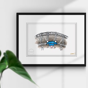 Progressive Field Limited Edition Fine Art Print - Ballpark Art Print - Cleveland Guardians Baseball- Fathers Day Gifts - Free Shipping