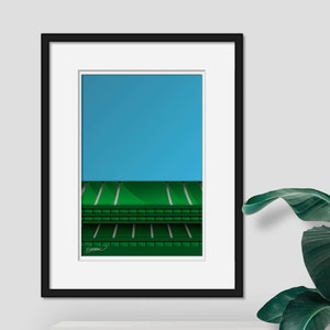 Minimalist Oakland Coliseum - Ballpark Art Print - Athletics (MT. DAVIS)- Fathers Day Gifts - Free Shipping