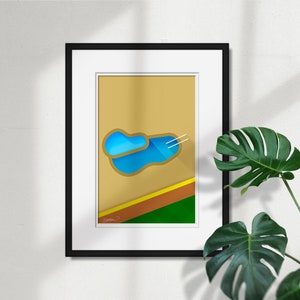 Minimalist Chase Field - Ballpark Art Print - Arizona DBacks- Sports Fathers Day Gift