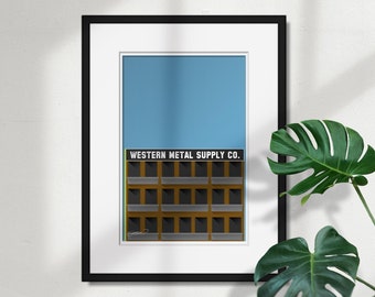 Minimalist Petco Park - Ballpark Art Print - San Diego Padres- Sports Fathers Day Gift