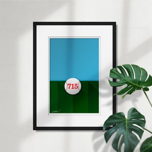Minimalist Turner Field - Ballpark Art Print - Atlanta Braves- Sports Fathers Day Gift