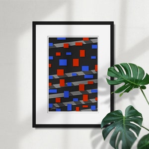 Minimalist Shea Stadium - Ballpark Art Print - New York Mets- Fathers Day Gifts - Free Shipping