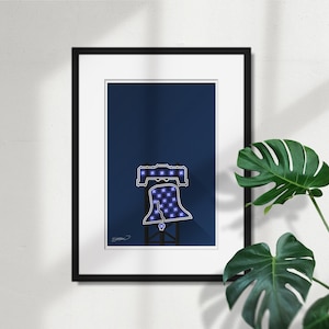 Minimalist Citizens Bank Park - Ballpark Art Print - Philadelphia Phillies- Sports Fathers Day Gift - Free Shipping