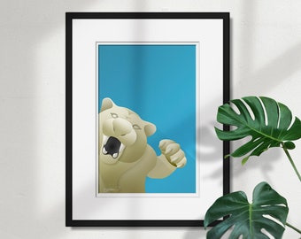 Comerica Park - Ballpark Kunstdruck - Detroit Tigers Baseball - Geschenk zum Vatertag - Gratis Versand