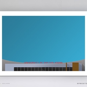 Minimalist University of Dayton - UD Arena