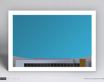 Minimalist University of Dayton - UD Arena