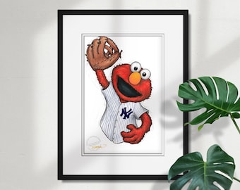 ELMO x MLB Cardinals Limited Edition Fine Art Print