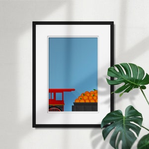 Minimalista Minute Maid Park - Impressão artística do estádio - Houston Astros (ORANGE TRAIN) - Presente esportivo para o Dia dos Pais - Frete grátis