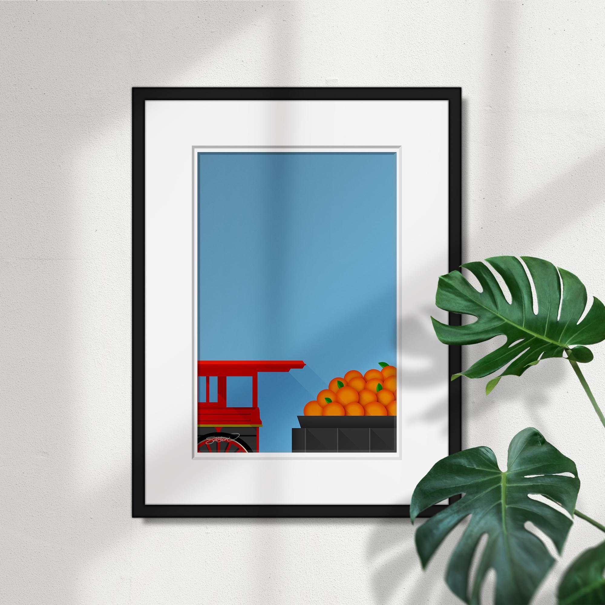 Minimalist Minute Maid Park - Ballpark Kunstdruck - Houston Astros (ORANGE TRAIN) - Sport Vatertagsgeschenk - kostenloser Versand