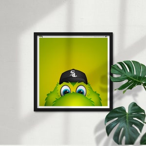 Minimalistische mascotte - Southpaw - Chicago White Sox