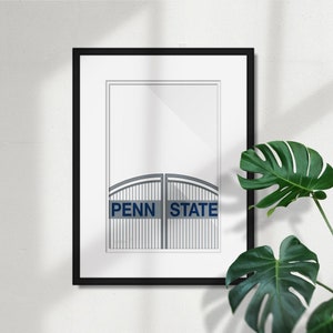 Minimalist Beaver Stadium - University Park, PA - Penn State Football Stadium Fine Art Print by S. Preston - Sports Wall Decor