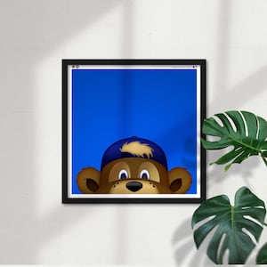 Minimalist Mascot - Clark the Cub - Chicago Cubs