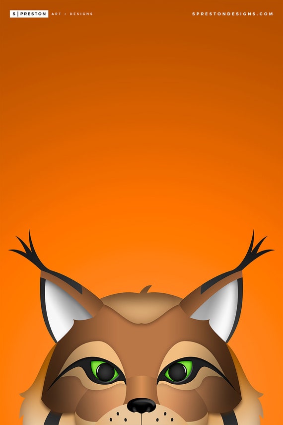 Minimalist Mascot Hunter Edmonton Oilers Etsy