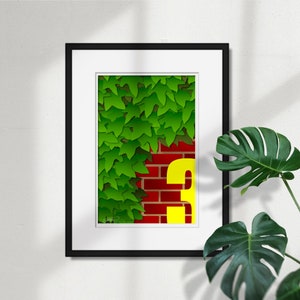 Minimalist Wrigley Field - Ballpark Art Print- Sports Fathers Day Gift - Free Shipping