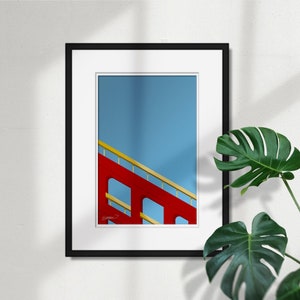 Minimalist Candlestick - Ballpark Art Print - San Francisco Giants- Sports Fathers Day Gift