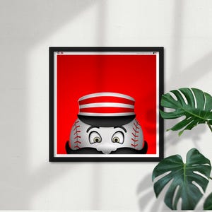 Minimalist Mascot - Mr. Redlegs - Cincinnati Reds