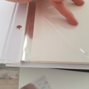 PA1 Personalisiertes Leinen Luxe Fotoalbum Fotobuch Hochzeit Verlobung Erinnerungsbuch Paar Reiselinie Gästebuch Bild 4